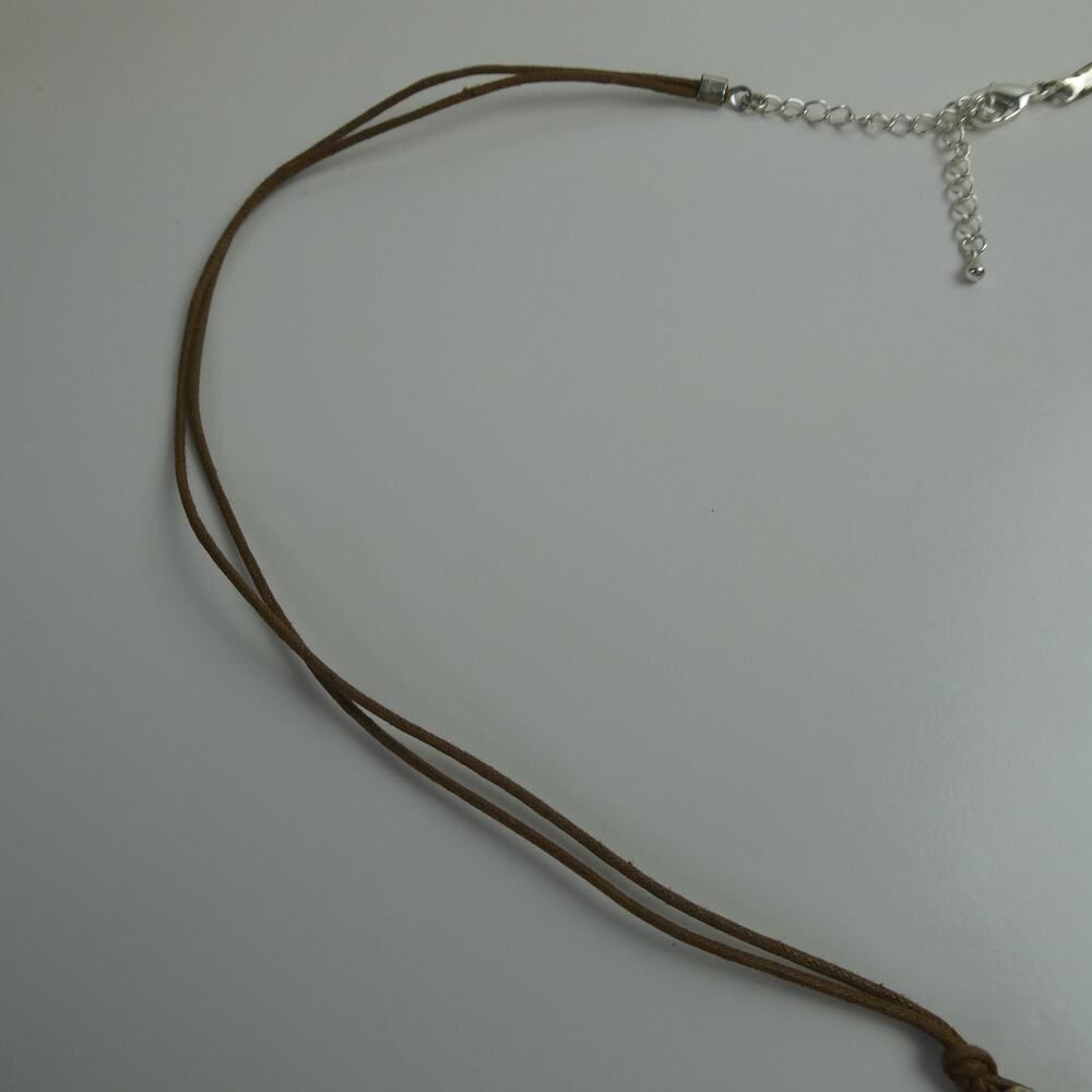 Dangle Statement Dangle Beaded Genuine Stone Cord… - image 8